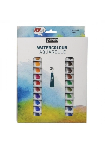 Pebeo Pop Art Sulu Boya Seti 24 Renk x 10 ml.
