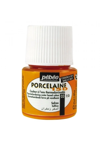 Pebeo Porcelaine 150 Porselen Boyası 03 Saffron Orange
