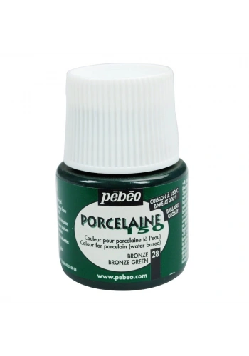 Pebeo Porcelaine 150 Porselen Boyası 28 Bronze Green
