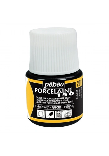 Pebeo Porcelaine 150 Porselen Chalkboard 45ml 201 Black