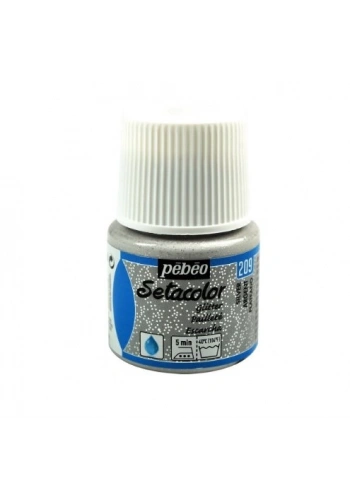 Pebeo Setacolor Glitter Kumaş Boyası 45ml 209 Silver