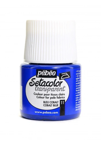 Pebeo Setacolor Light Fabric Transparan Kumaş Boyası 45ml 11 Cobalt Blue