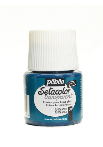 Pebeo Setacolor Light Fabric Transparan Kumaş Boyası 45ml 30 Turquoise