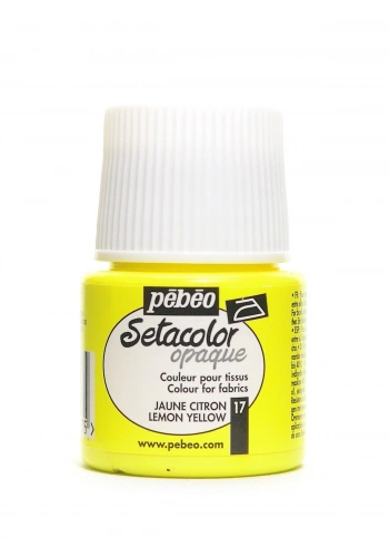 Pebeo Setacolor Opak Kumaş Boyası 45ml 17 Lemon Yellow