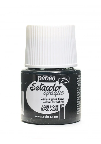 Pebeo Setacolor Opak Kumaş Boyası 45ml 19 Black Lake