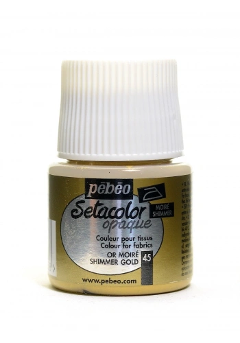 Pebeo Setacolor Opak Kumaş Boyası 45ml 45 Shimmer Gold