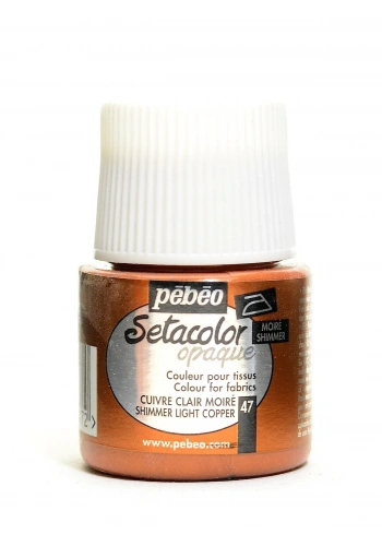 Pebeo Setacolor Opak Kumaş Boyası 45ml 47 Shimmer Copper