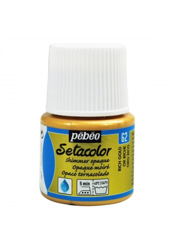 Pebeo Setacolor Opak Kumaş Boyası 45ml 62 Shimmer Rich Gold