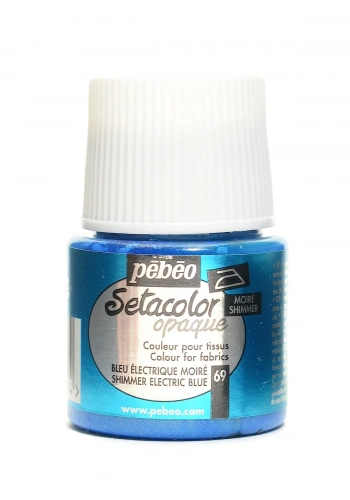 Pebeo Setacolor Opak Kumaş Boyası 45ml 69 Shimmer Electric Blue