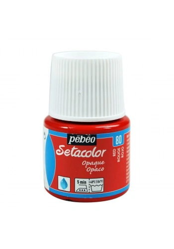 Pebeo Setacolor Opak Kumaş Boyası 45ml 80 Red