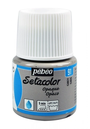 Pebeo Setacolor Opak Kumaş Boyası 45ml 91 Grey