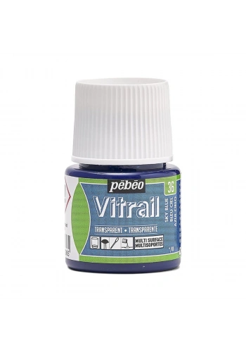 Pebeo Vitrail Cam Boya 45ml 36 Sky Blue