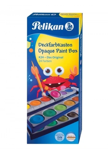 Pelikan Alman Malı Opak Sulu Boya Seti 24 Renk 735 K-24