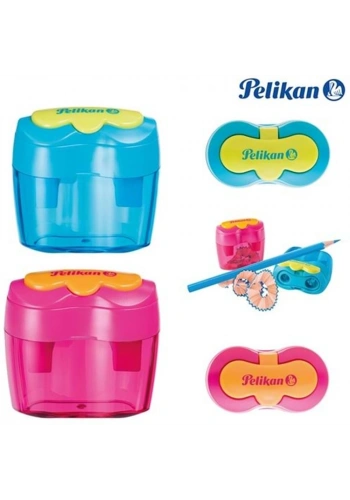 Pelikan Kalemtraş Çiftli Kapaklı Çiçek 700696