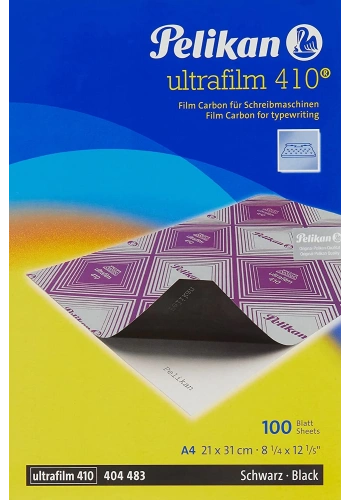 Pelikan Karbon Kağıdı A4 Ultrafilm 410 Siyah