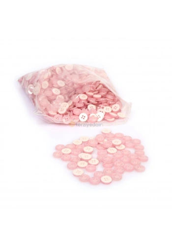 Pembe Gömlek Düğmesi 100 Adet