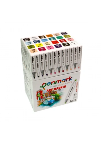Penmark Çift Uçlu Art Marker Seti 24lü