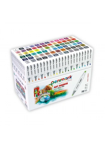 Penmark Çift Uçlu Art Marker Seti 72li