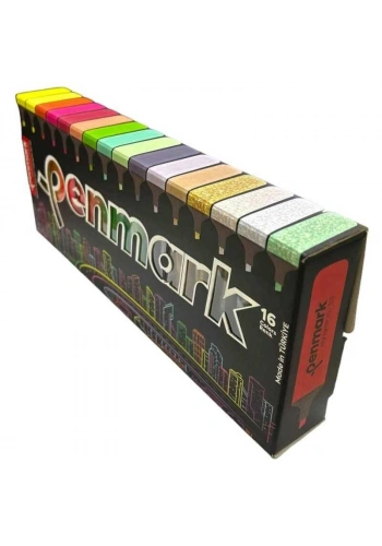 Penmark Fosforlu Kalem Seti 16 Renk Set Süper Kutu