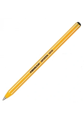 Pensan 1010 Ofispen Tükenmez Kalem 1.0 mm 60lı Kutu SİYAH
