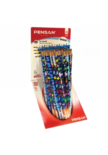 Pensan Balık Flimli Kurşun Kalem-yeni Ürün Pe96030/72