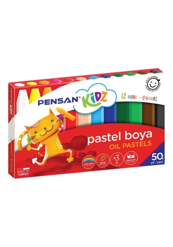 Pensan Kidz Yağlı Pastel Boya 12li
