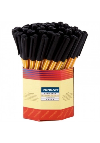 Pensan Ofis Tükenmez Kalem 1010 1.0mm Siyah 60lı
