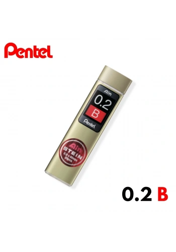 Pentel Ain Stein Kalem Ucu Hi-Polymer 0,2mm B 20 Adetlik Tüp