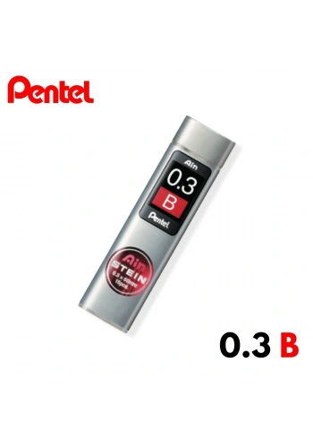 Pentel Ain Stein Kalem Ucu Hi-Polymer 0,3mm B 15 Adetlik Tüp