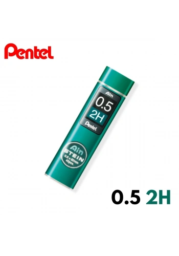 Pentel Ain Stein Kalem Ucu Hi-Polymer 0,5mm 2H 40 Adetlik Tüp