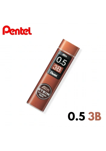Pentel Ain Stein Kalem Ucu Hi-Polymer 0,5mm 3B 40 Adetlik Tüp