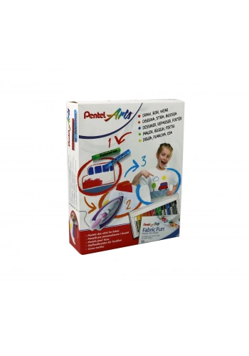 Pentel Arts Kumaş Pasteli Boyama Seti PTS15/NM10-SET