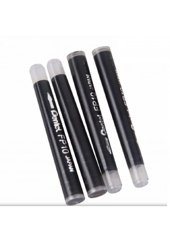 Pentel Brush Pen Fırça Uçlu Kalem Yedeği 4lü Siyah