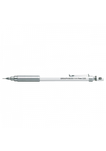Pentel Çizim Kalemi Graph 600 0.5 MM Beyaz PG605-W