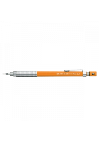 Pentel Çizim Kalemi Graph 600 0.7 MM Turuncu PG607-F