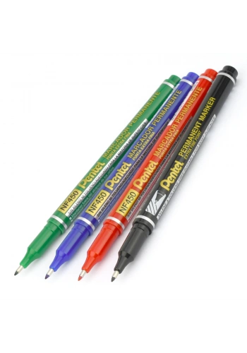 Pentel Marcador Permanent Markör-Ekstra İnce Uç Mavi Y NF450-C
