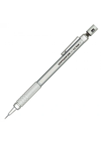 Pentel Versatil Kalem Graphgear 500 0.5mm Gümüş