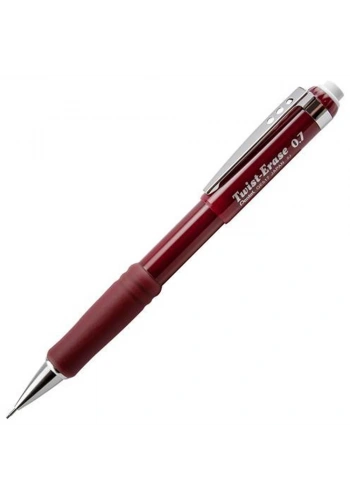 Pentel Versatil Kalem Twıst Metal Klipsli Büyük Boy Silgili 0.7 MM QE517-BX