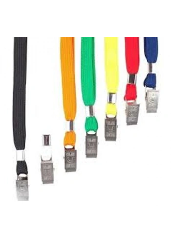 Persona Kart Askı İpi Yassı Örgü Siyah 504