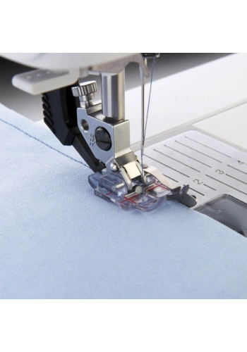 Pfaff Kırkyama Düz Dikiş Ayağı 1/4 (Siperli) Şeffaf IDT