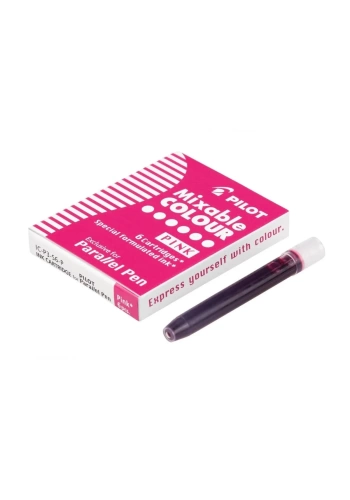 Pilot Parallel Pen Orijinal Kartuş Pembe 6lı