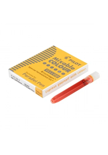 Pilot Parallel Pen Orijinal Kartuş Sarı 6lı