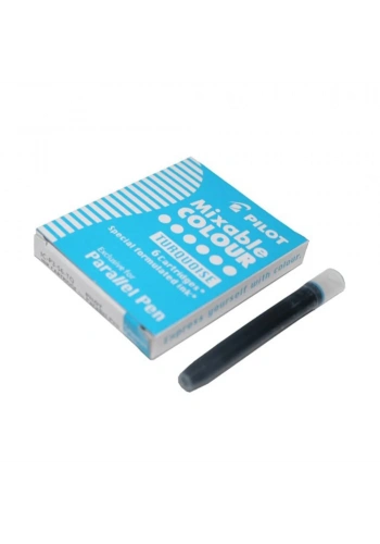 Pilot Parallel Pen Orijinal Kartuş Turkuaz 6lı