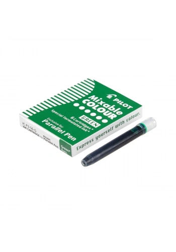 Pilot Parallel Pen Orijinal Kartuş Yeşil 6lı