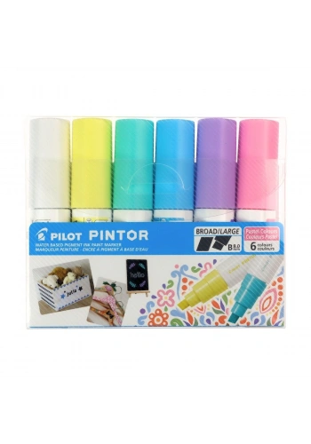 Pilot Pintor Marker Kalem Seti 6lı B Pastel