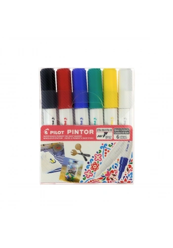 Pilot Pintor Marker Kalem Seti 6lı EF Basic