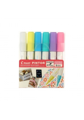 Pilot Pintor Marker Kalem Seti 6lı EF Pastel