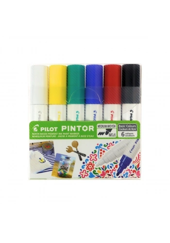 Pilot Pintor Marker Kalem Seti 6lı M Basic