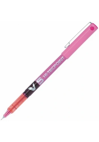 Pilot V5 Hi-Tecpoint 0.5 mm. İğne Uçlu Kalem PEMBE