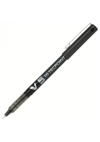 Pilot V5 Hi-Tecpoint 0.5 mm. İğne Uçlu Kalem SİYAH